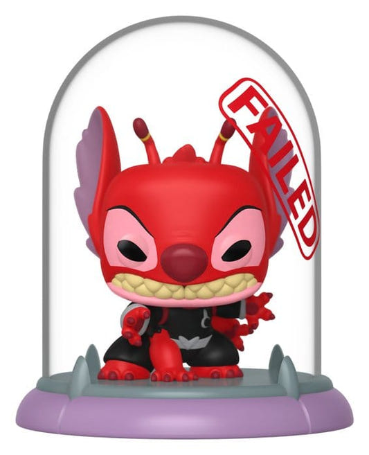 Funko Pop! Deluxe Leroy vinyl figure from Lilo & Stitch inside a glass dome with Failed stamp