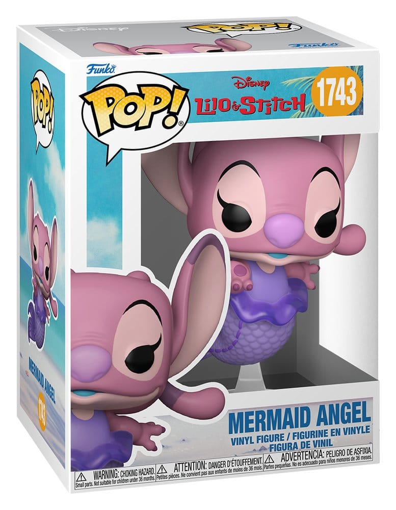 Mermaid Angel Funko POP! vinyl figure in its Disney Lilo & Stitch window box, number 1743