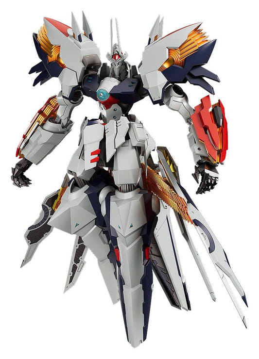 Good Smile Company MODEROID Linebarrel Overdrive assembled model kit, front view, Linebarrels of Iron