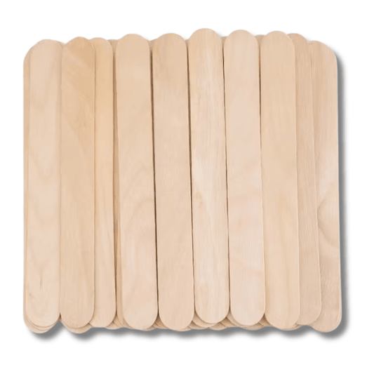 Pack of 20 Natural Wooden Craft Sticks - Loaded Dice