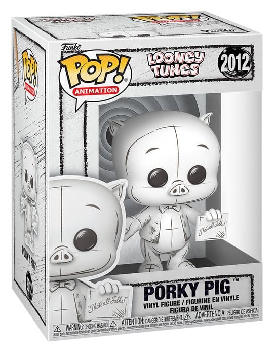 Funko Pop! Animation Looney Tunes Porky Pig vinyl figure 2012 in its window box