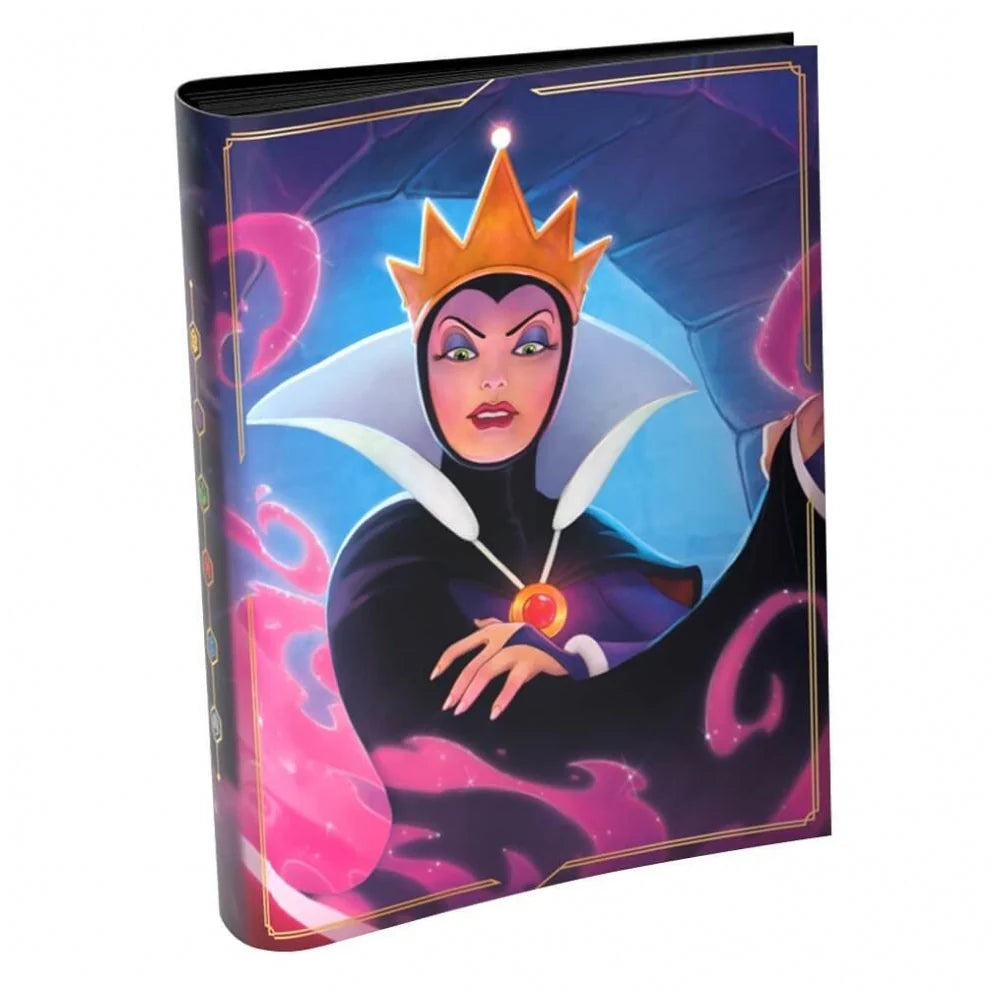 Disney Lorcana The Evil Queen Card Portfolio - Set 1-4