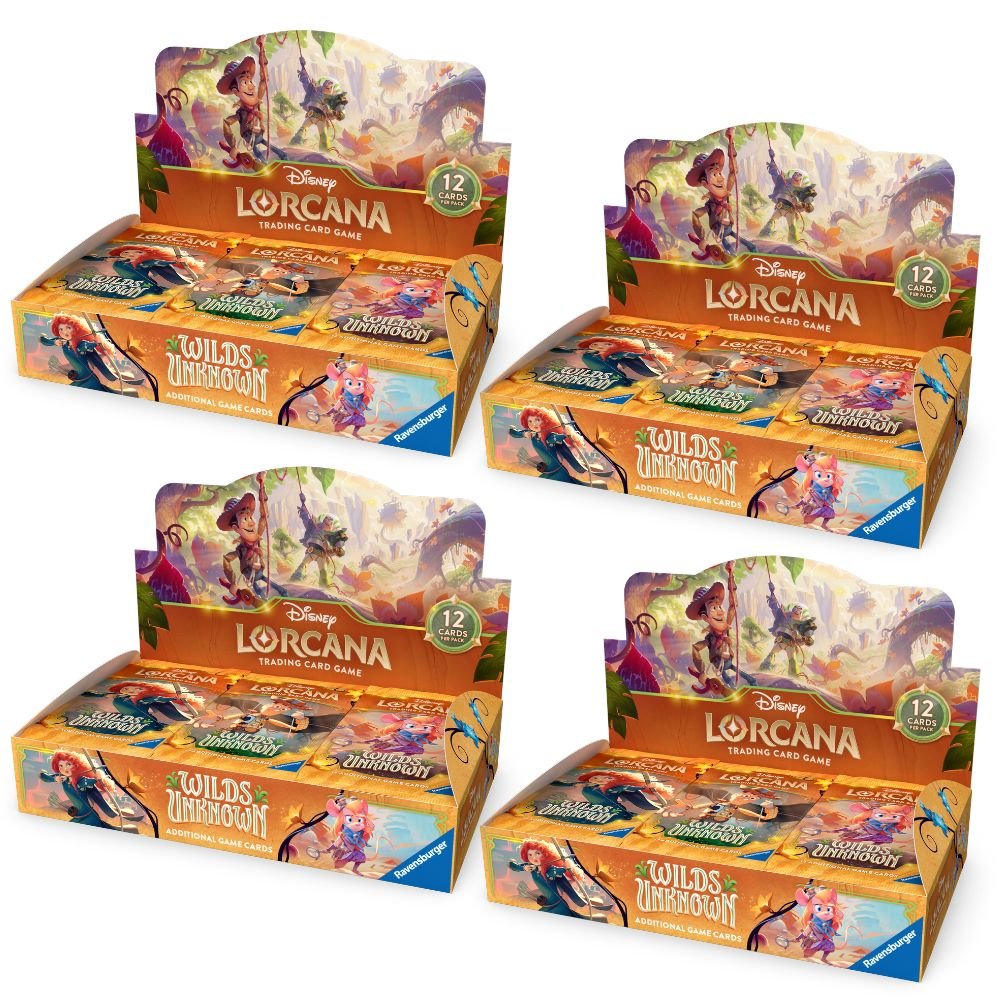Lorcana Wilds Unknown x4 Booster Box Bundle - Loaded Dice