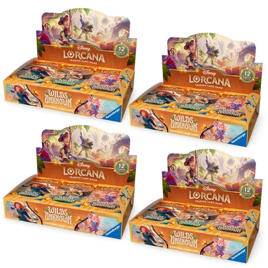 Lorcana Wilds Unknown x4 Booster Box Bundle - Loaded Dice