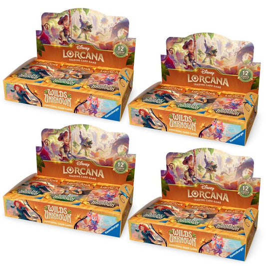 Lorcana Wilds Unknown x4 Booster Box Bundle - Loaded Dice