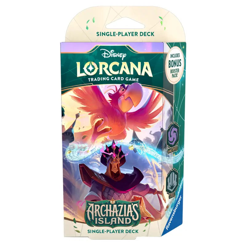 Disney Lorcana - Archazia's Island Starter Deck - Amethyst / Steel - Loaded Dice