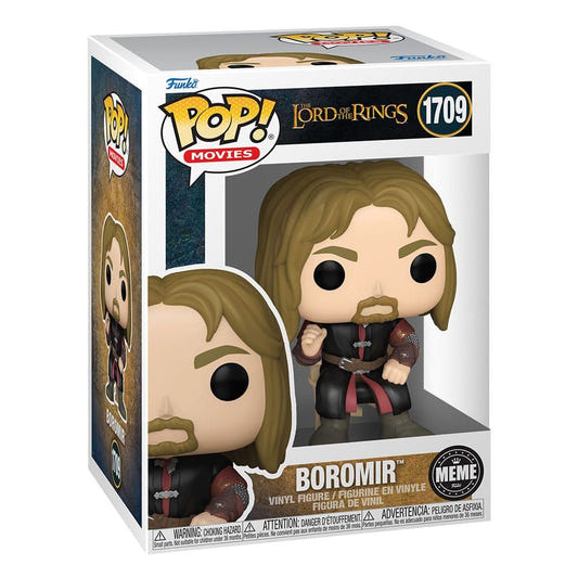 Funko POP! Lord of the Rings Boromir meme figure 1709 in its window box