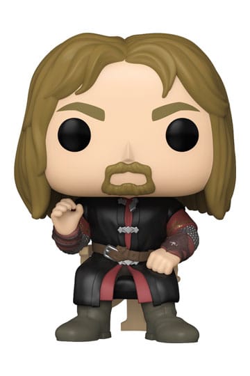 Funko POP! Boromir meme figure with raised hand in the One Does Not Simply pose, out of box