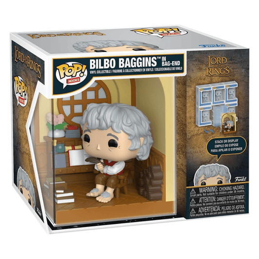 Lord of the Rings Funko POP! Nooks Vinyl Diorama Bilbo Baggins 9cm - Loaded Dice