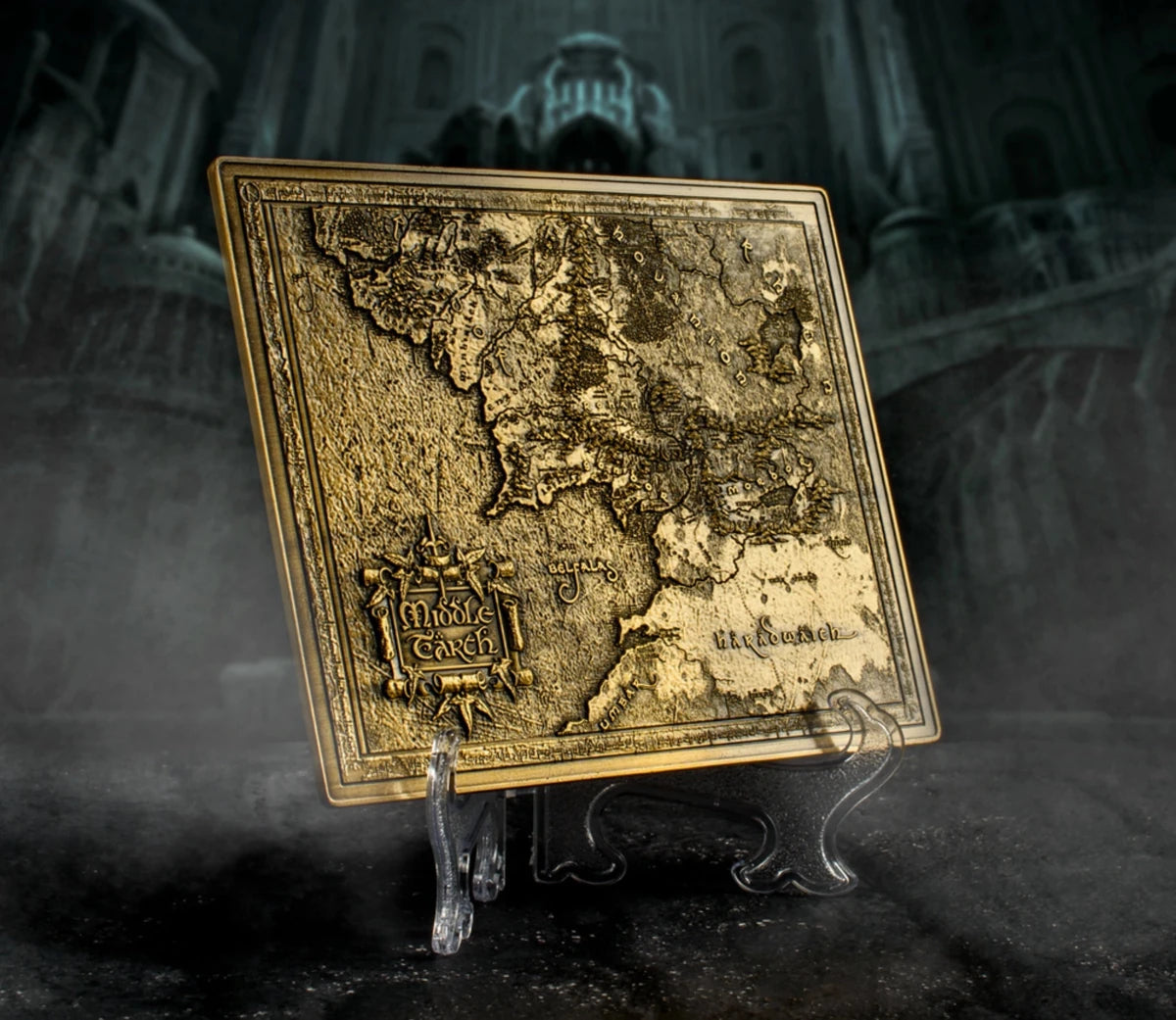Lord of the Rings Middle Earth Metal Map - Loaded Dice