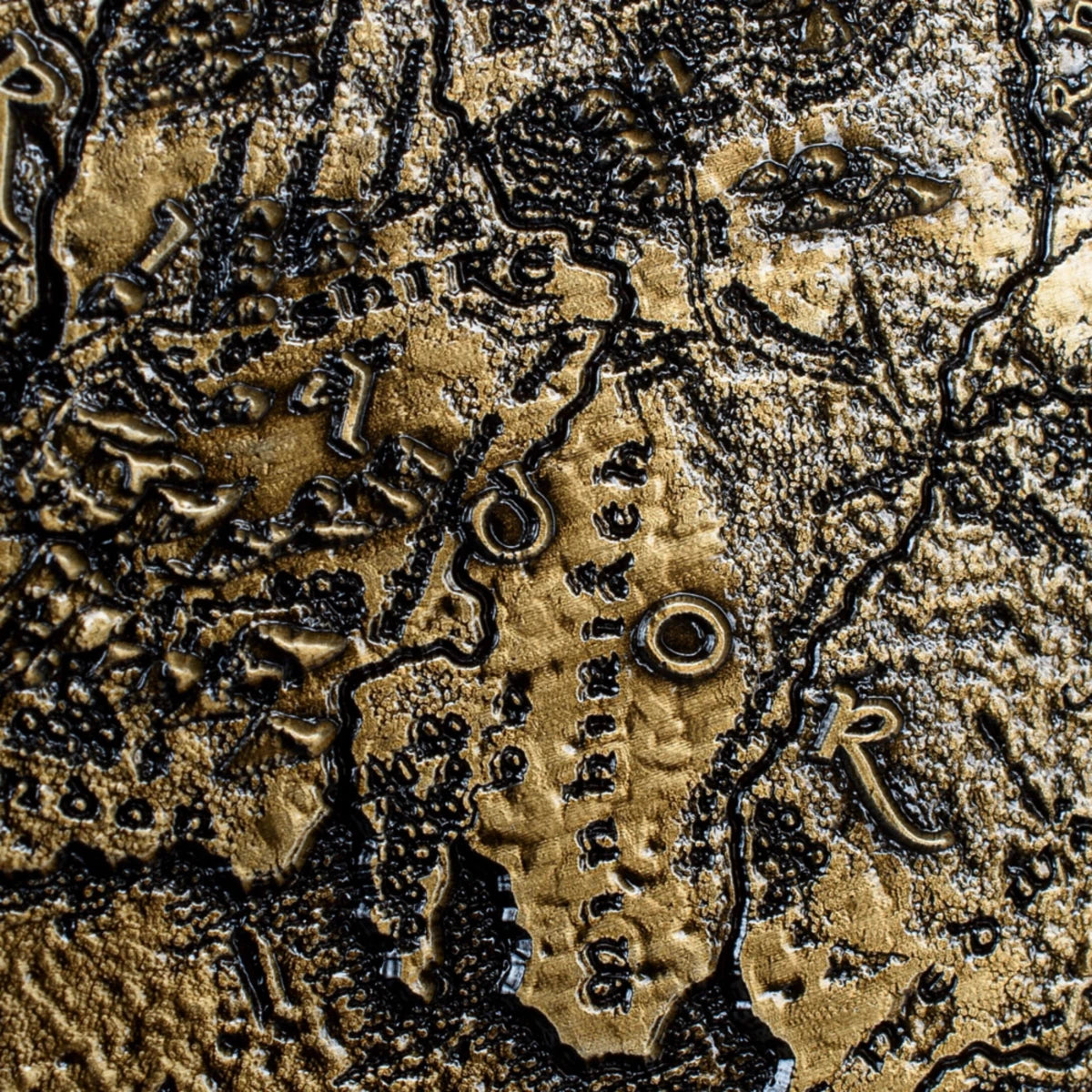 Lord of the Rings Middle Earth Metal Map - Loaded Dice