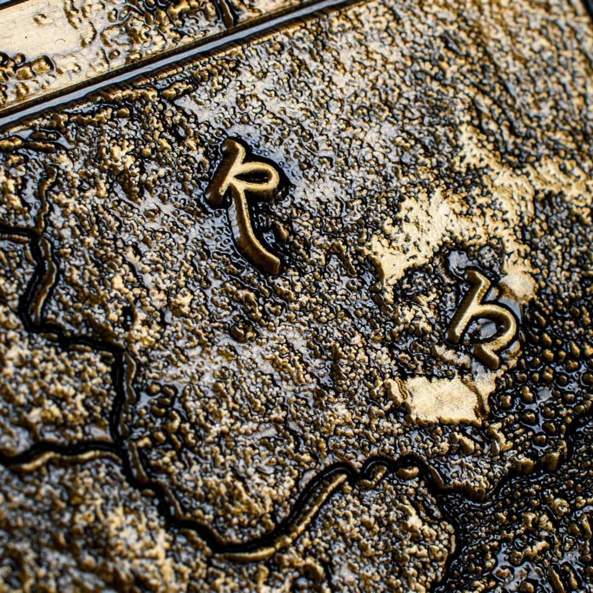 Lord of the Rings Middle Earth Metal Map - Loaded Dice