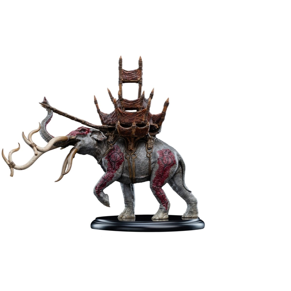 Lord of the Rings Mini Statue Mumak in Battle 17 cm - Loaded Dice