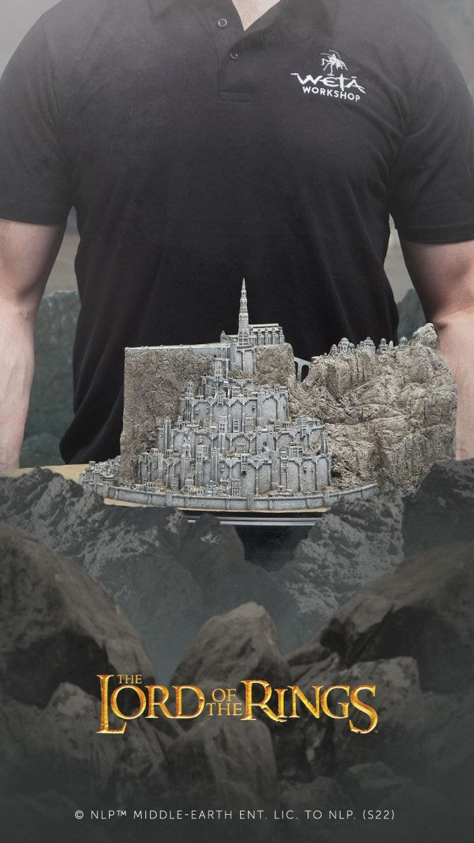 Lord of the Rings Statue Minas Tirith 21 cm ETA May 2026 - Loaded Dice