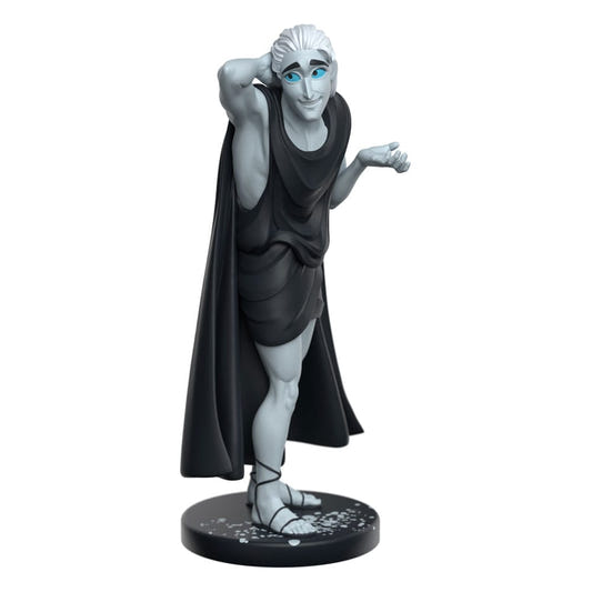 Lore Olympus x Weta Workshop Thanatos mini vinyl figure, front view in black cloak
