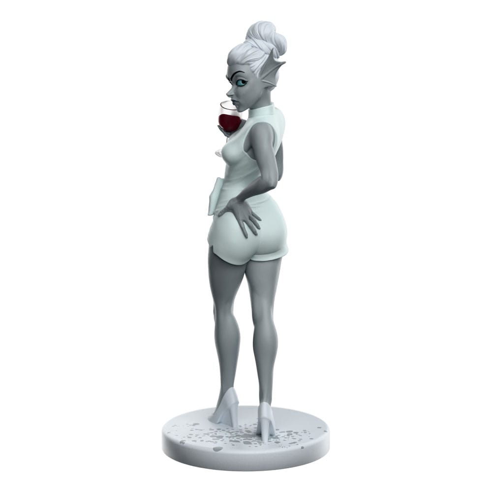 Weta Workshop Lore Olympus Thetis figure, three-quarter side view with hand on hip
