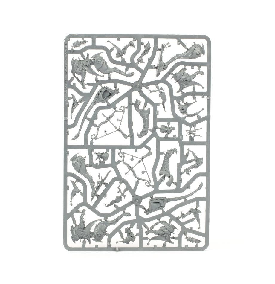 Lumineth Hurakan Windchargers unpainted plastic sprue, frame 2 of 3