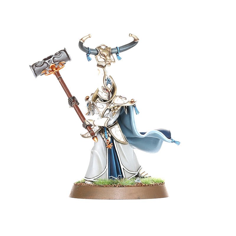 Lumineth Realm-Lords: Alarith Stoneguard painted miniature - Loaded Dice