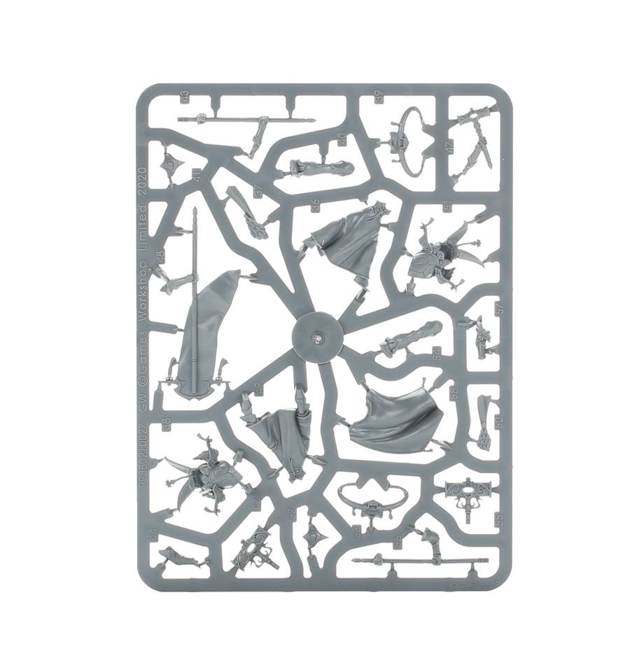 Lumineth Realm-Lords: Alarith Stoneguard sprue contents - Loaded Dice