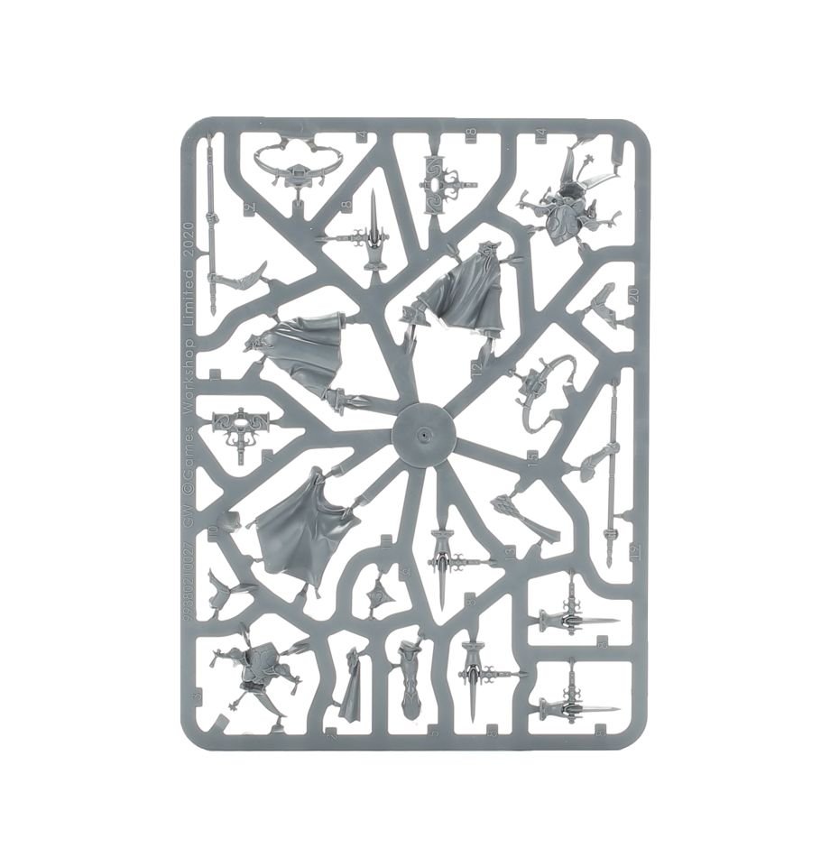 Lumineth Realm-Lords: Alarith Stoneguard sprue contents - Loaded Dice