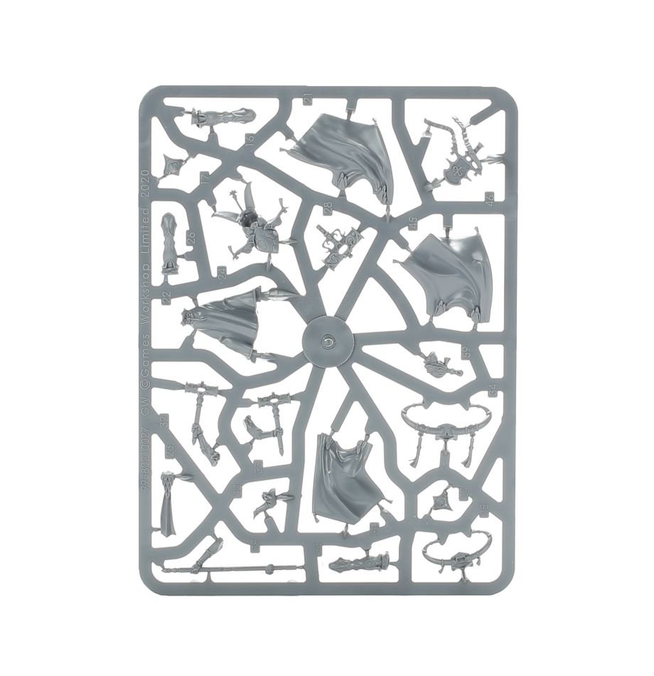Lumineth Realm-Lords: Alarith Stoneguard sprue contents - Loaded Dice