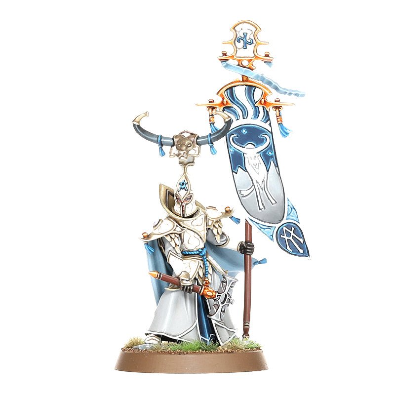 Lumineth Realm-Lords: Alarith Stoneguard painted miniature - Loaded Dice