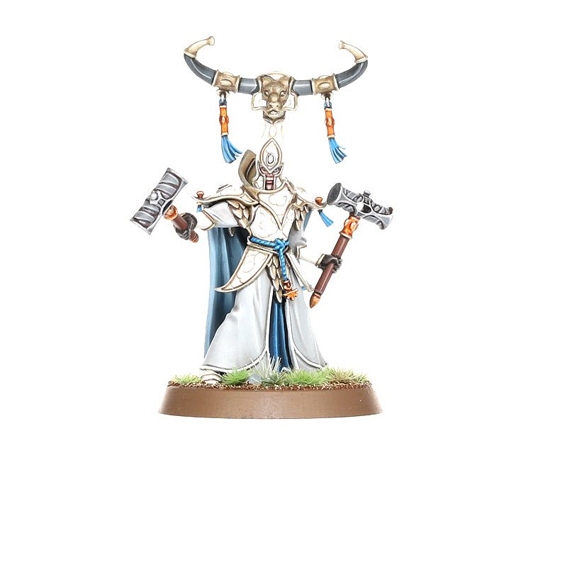 Lumineth Realm-Lords: Alarith Stoneguard painted miniature - Loaded Dice