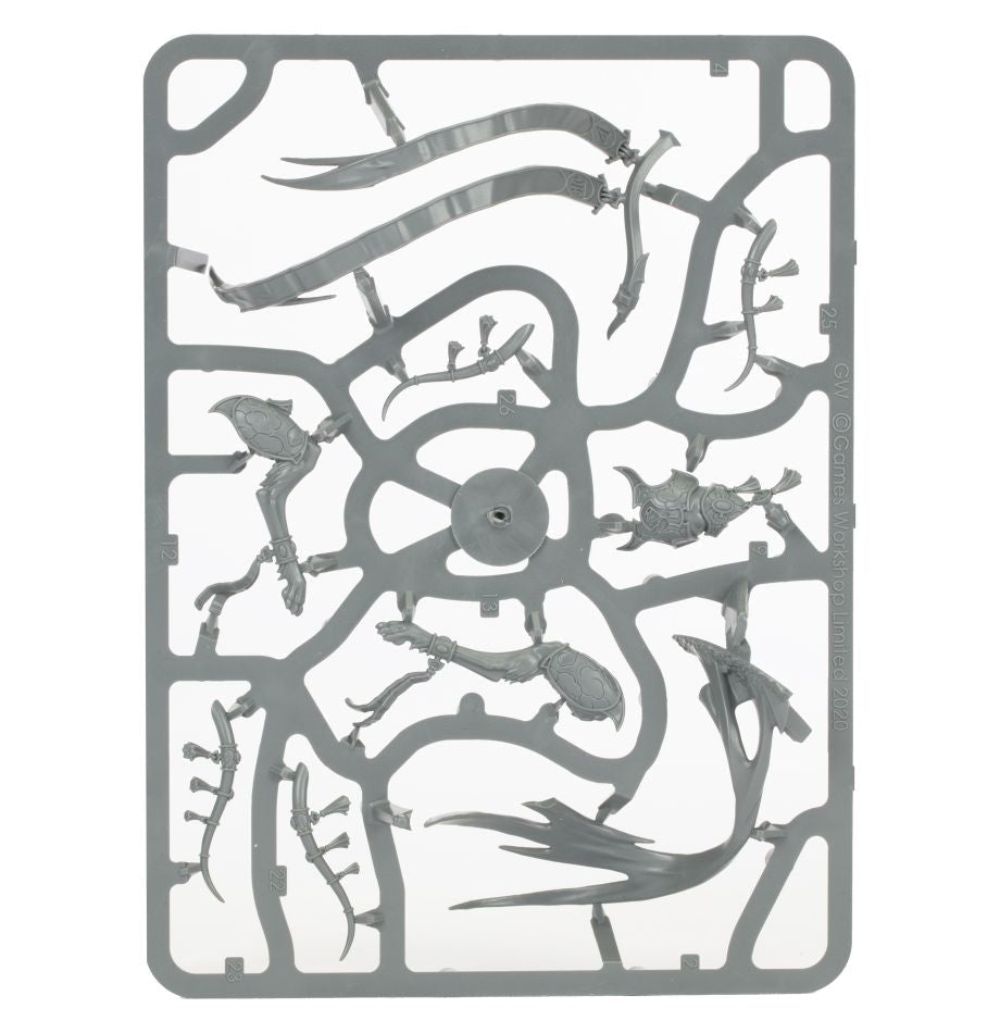 Lumineth Realm-Lords: Sevireth Lord of Seven Winds sprue contents - Loaded Dice
