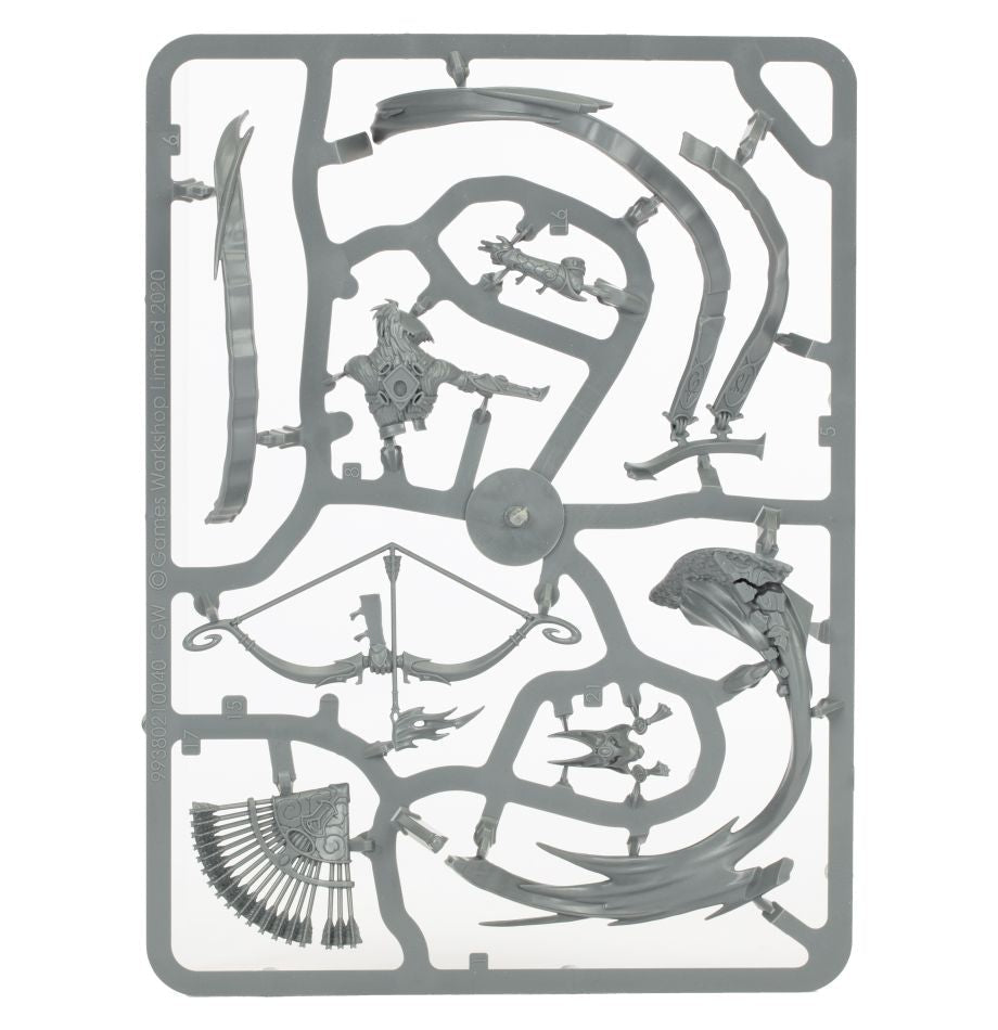 Lumineth Realm-Lords: Sevireth Lord of Seven Winds sprue contents - Loaded Dice