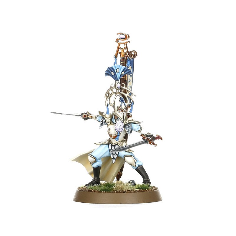 Lumineth Realm-Lords: Vanari Bladelords painted miniature - Loaded Dice
