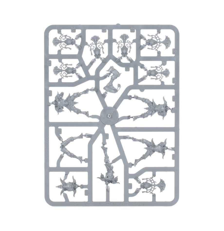 Lumineth Realm-Lords: Vanari Bladelords sprue contents - Loaded Dice
