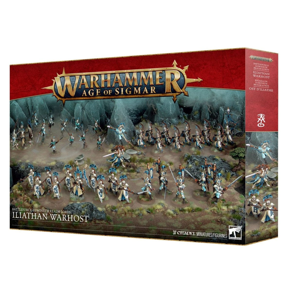 Games Workshop Age of Sigmar Lumineth Realmlords Iliathan Warhost box front