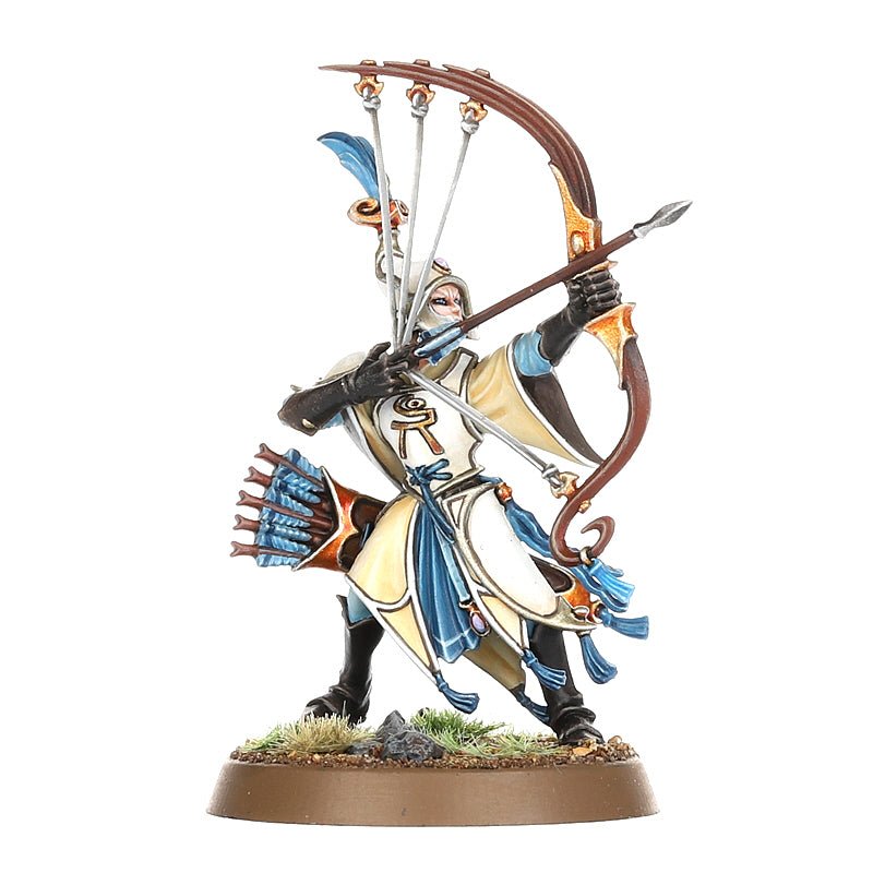 Lumineth Realmlords: Vanari Auralan Sentinels painted miniature - Loaded Dice