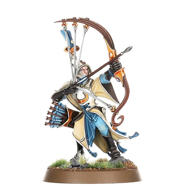 Lumineth Realmlords: Vanari Auralan Sentinels painted miniature - Loaded Dice