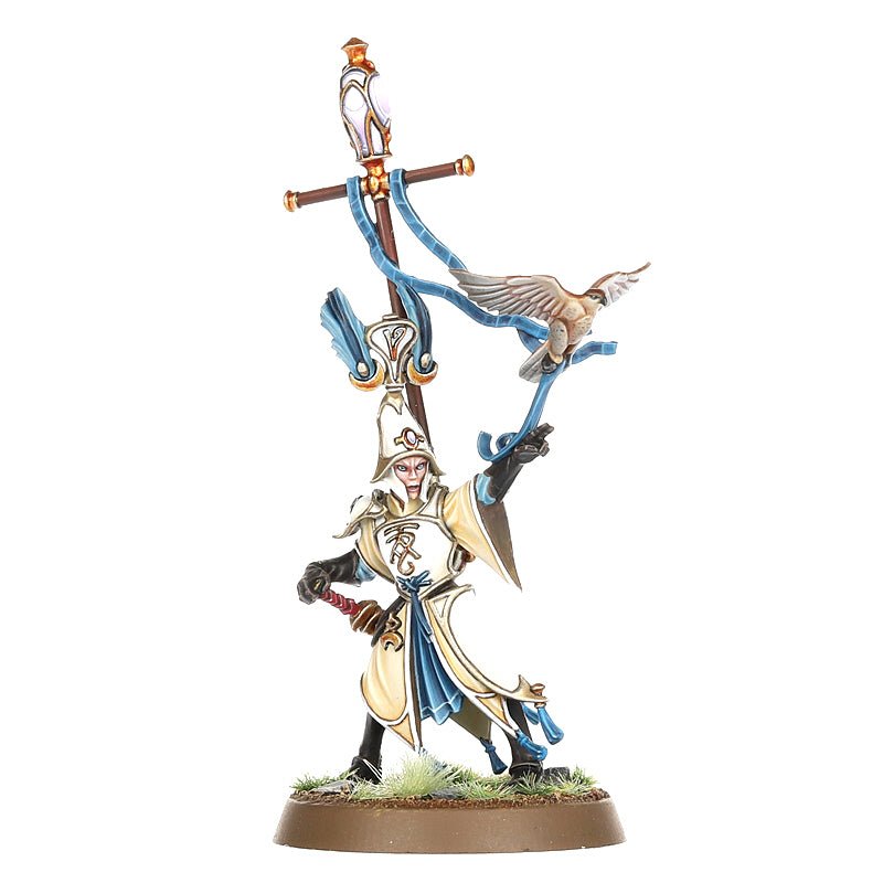 Lumineth Realmlords: Vanari Auralan Sentinels painted miniature - Loaded Dice