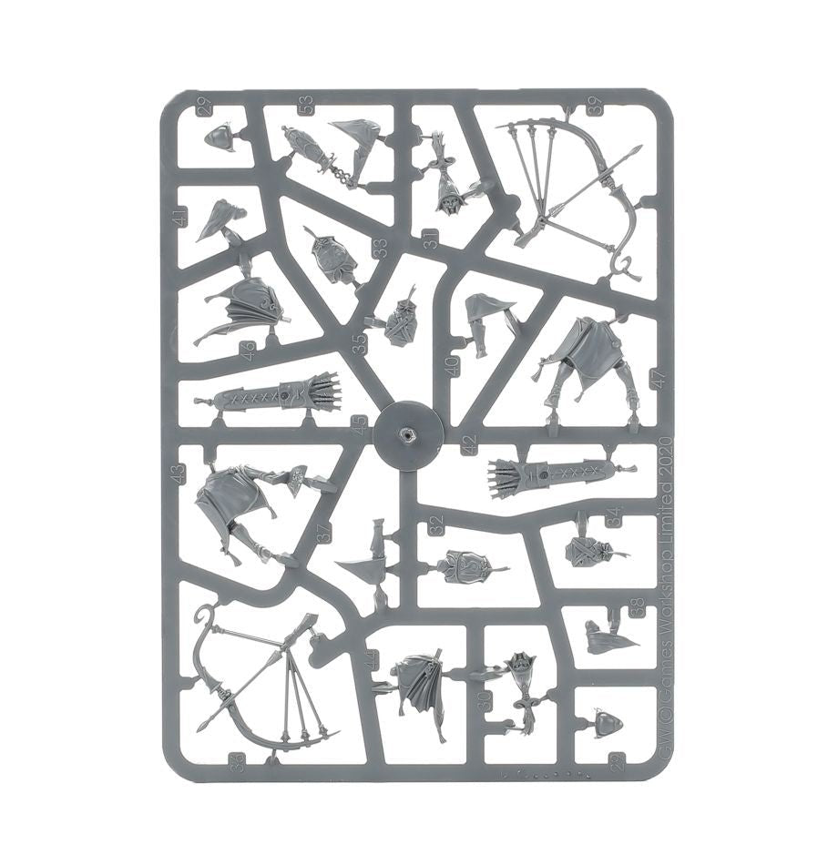 Lumineth Realmlords: Vanari Auralan Sentinels sprue contents - Loaded Dice