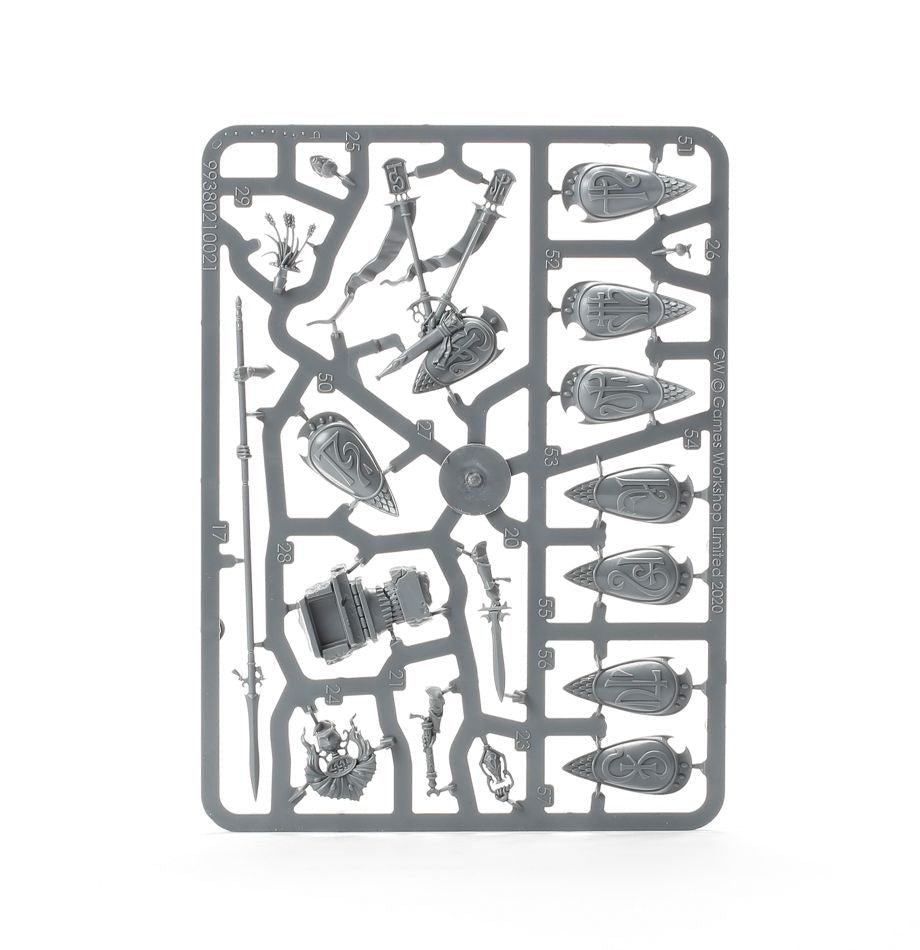 Lumineth Realmlords: Vanari Auralan Wardens sprue contents - Loaded Dice