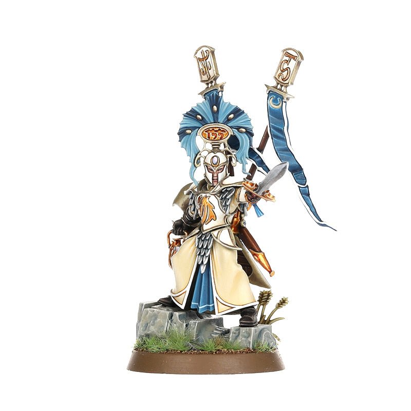 Lumineth Realmlords: Vanari Auralan Wardens painted miniature - Loaded Dice