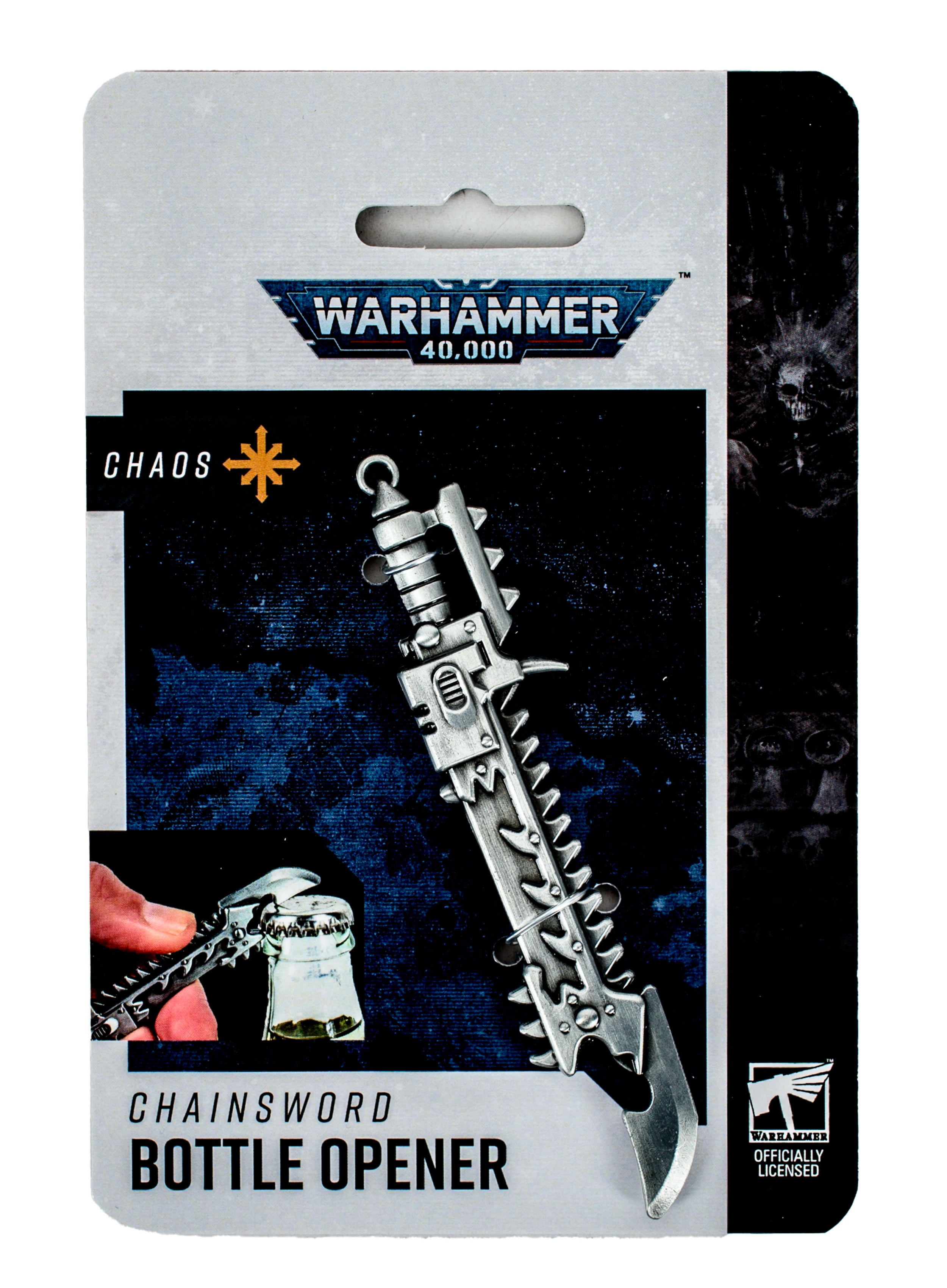 Warhammer 40,000: Chaos Chainsword Bottle Opener [PRE ORDER] - Loaded Dice