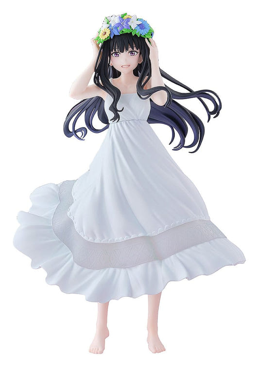 Good Smile Company Takina Inoue Birthday illustration Ver. figure from Lycoris Recoil, white dress and flower crown