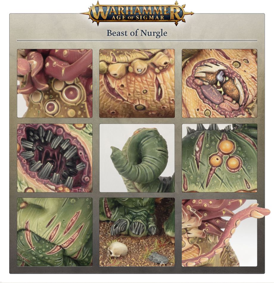 Maggotkin of Nurgle: Beast of Nurgle model detail - Loaded Dice