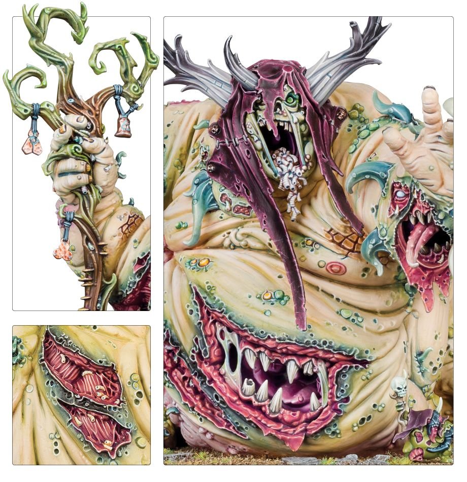Maggotkin of Nurgle: Great Unclean One model detail - Loaded Dice
