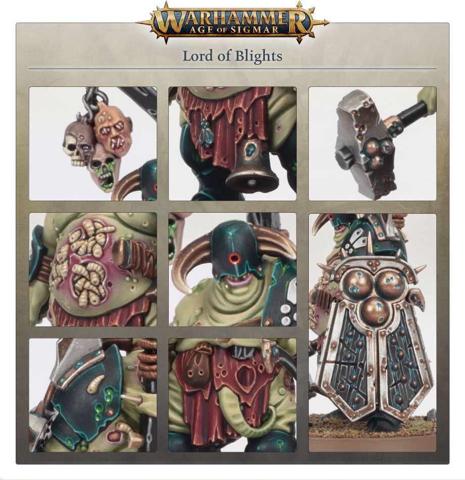Maggotkin of Nurgle: Lord of Blights model detail - Loaded Dice
