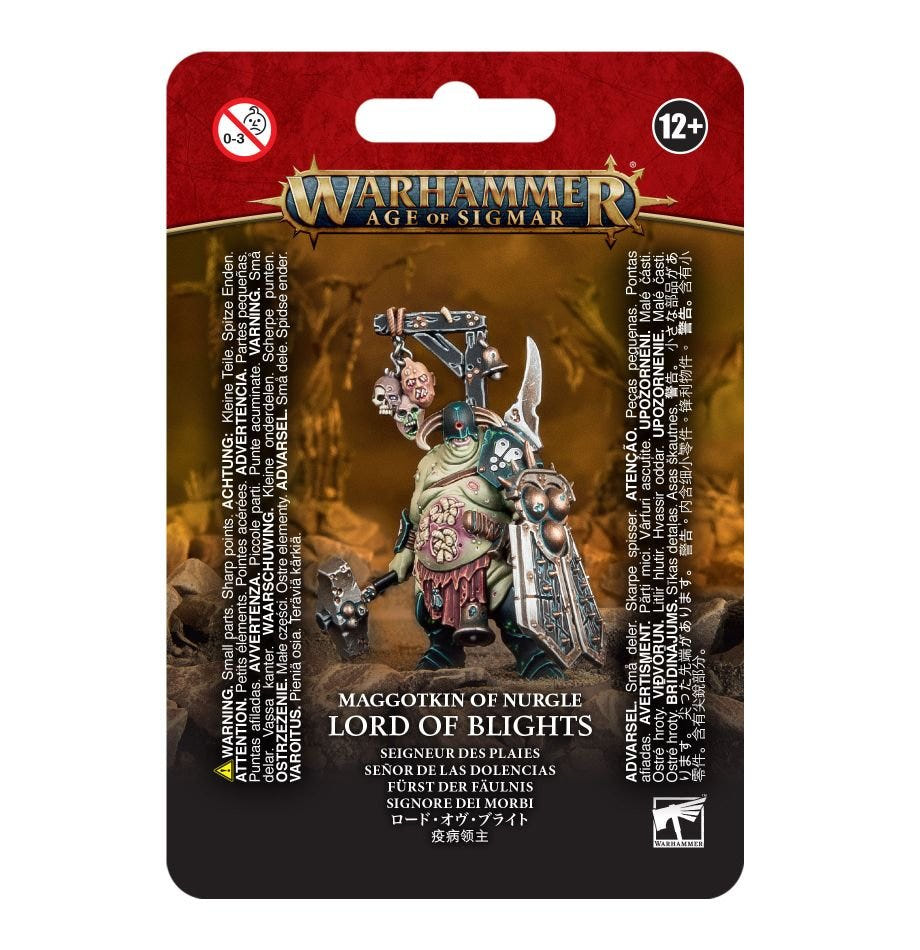 Warhammer Age of Sigmar Maggotkin of Nurgle Lord of Blights blister pack
