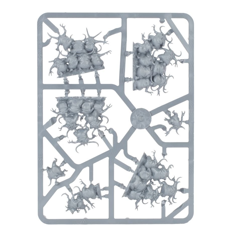 Maggotkin of Nurgle: Nurglings sprue contents - Loaded Dice