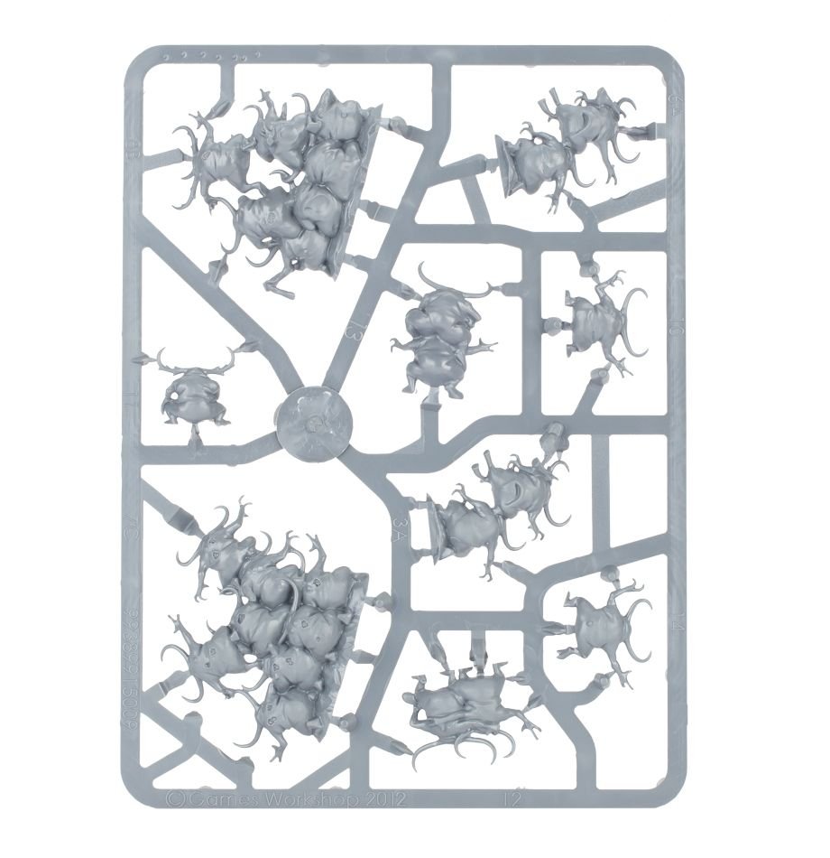 Maggotkin of Nurgle: Nurglings sprue contents - Loaded Dice