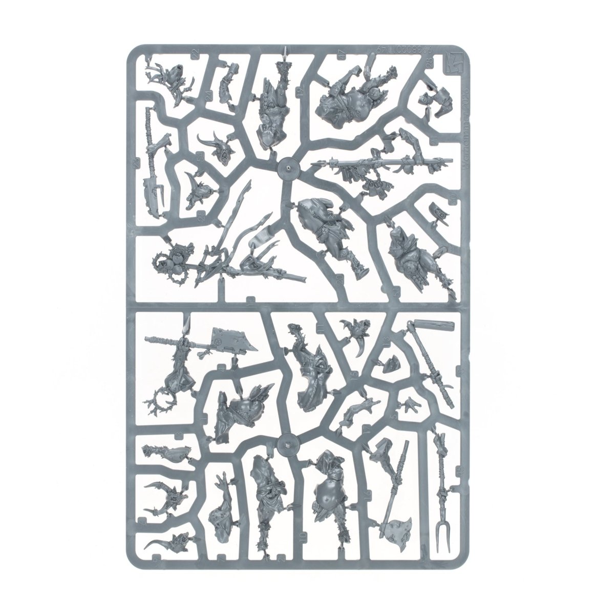 Maggotkin of Nurgle: Pestigors sprue contents - Loaded Dice