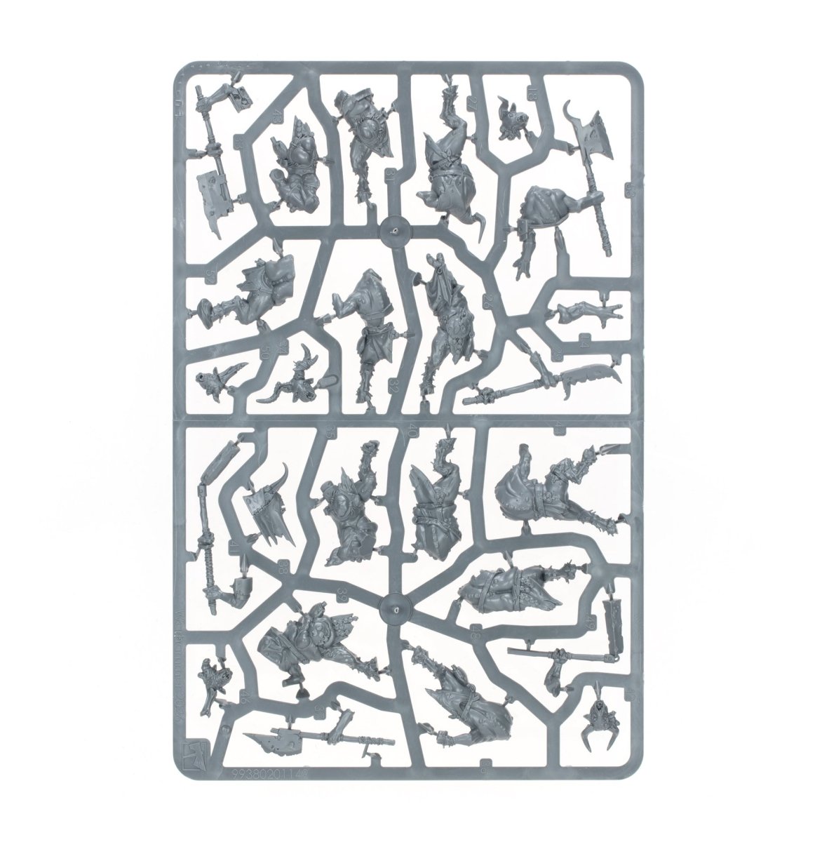 Maggotkin of Nurgle: Pestigors sprue contents - Loaded Dice