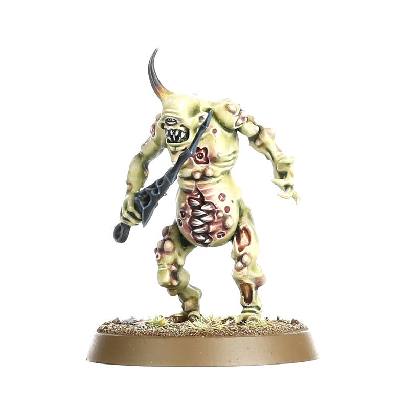 Maggotkin of Nurgle: Plaguebearers painted miniature - Loaded Dice