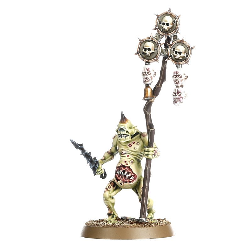 Maggotkin of Nurgle: Plaguebearers painted miniature - Loaded Dice